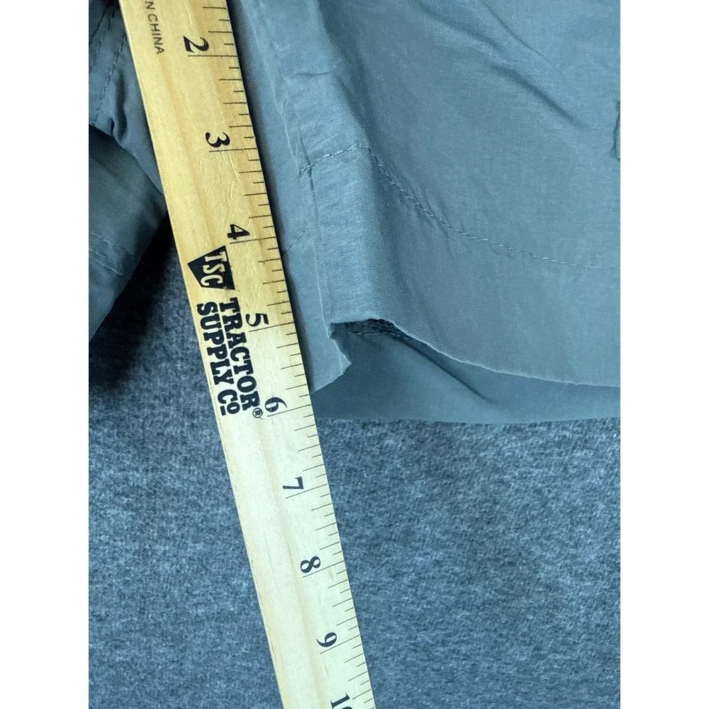 AFTCO Fishing Shorts Gray Mens Size 34 Nylon Cargo Elastic Waist Quick Dry 6in - Picture 8 of 11